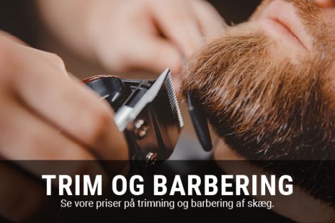 Trimning og barbering af skæg